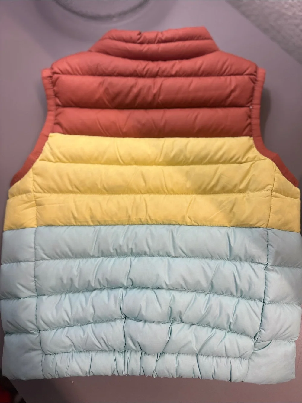 Patagonia Baby Down Sweater Vest 2T Colorblock Puffer Toddler Kids